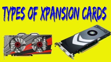 Types of expansion cards