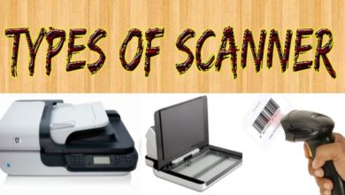types of scanner and their funtions