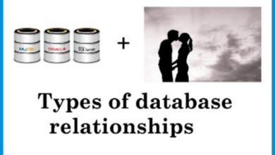 types of database relationships