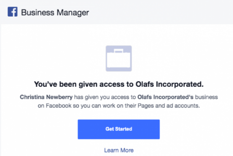 Add people to help you manage your Facebook assets