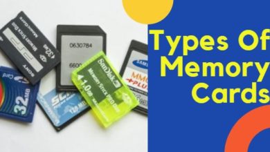 types of memory cards
