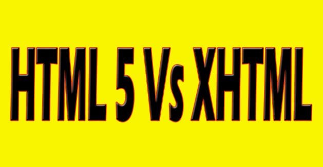 Difference Between HTML5 And XHTML